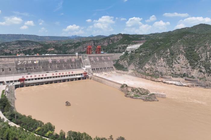 三門峽水利樞紐投入今年第二次敞泄運(yùn)用