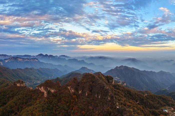 河南濟源秋色如畫