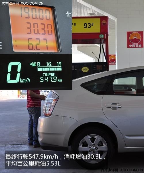 油耗僅5.5L 全面測試一汽豐田普銳斯