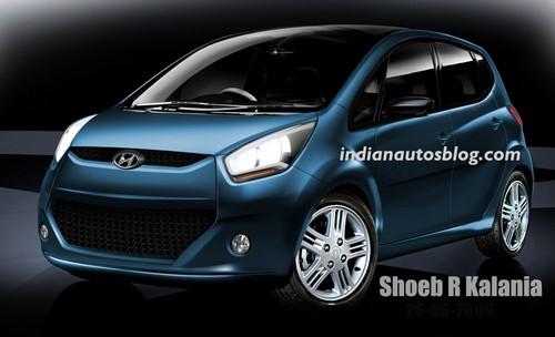 對(duì)手鈴木奧拓 疑似現(xiàn)代微車(chē)效果圖曝光