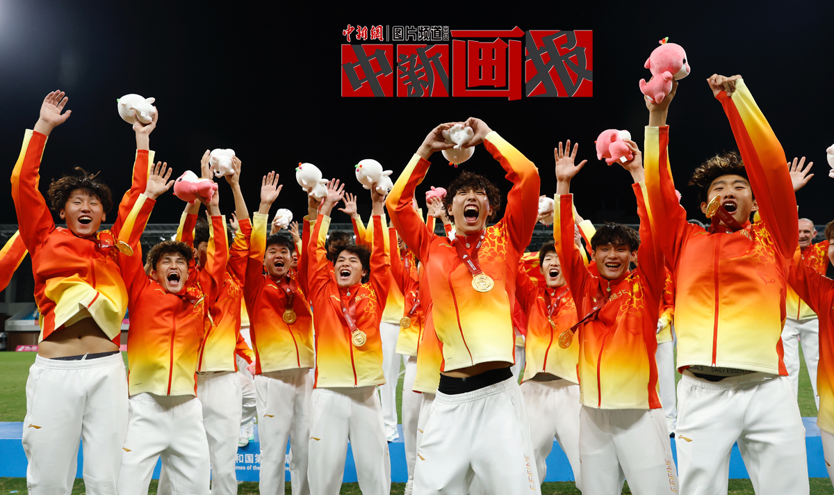 【中新畫報】被“顯眼包”硬控的全運會賽場，你“粉”了嗎？