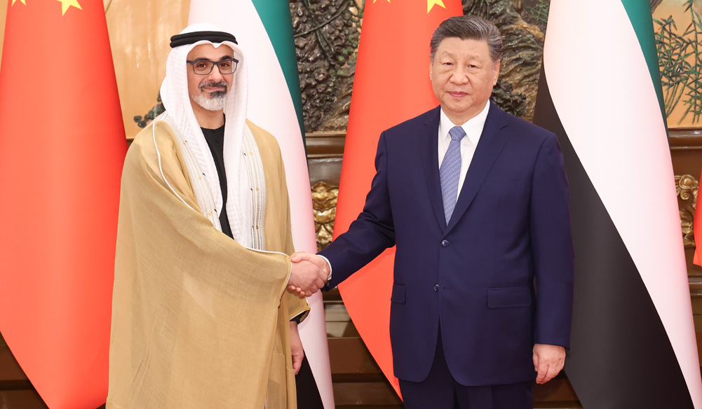 習近平會見阿聯酋阿布扎比王儲哈立德