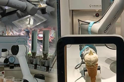 拉花咖啡、冰激凌、奶茶，它們做得水靈靈