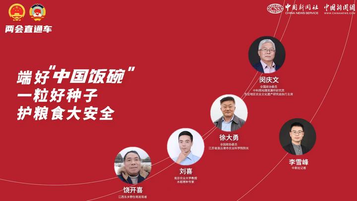 兩會(huì)直通車:端好“中國(guó)飯碗” 一粒好種子護(hù)糧食大安全