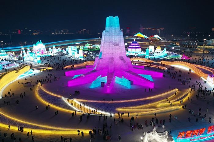 人氣爆棚！第26屆哈爾濱冰雪大世界開園